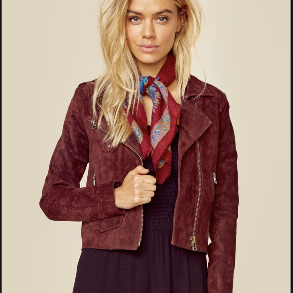 Capulet Suede Stella Moto Jacket - Size Large
